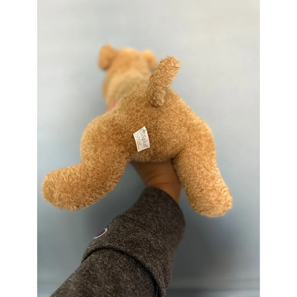 Russ Berrie RussPlus‎ Tan Terrier Dog Plush Stuffed Animal Airedale Lakeland 10
